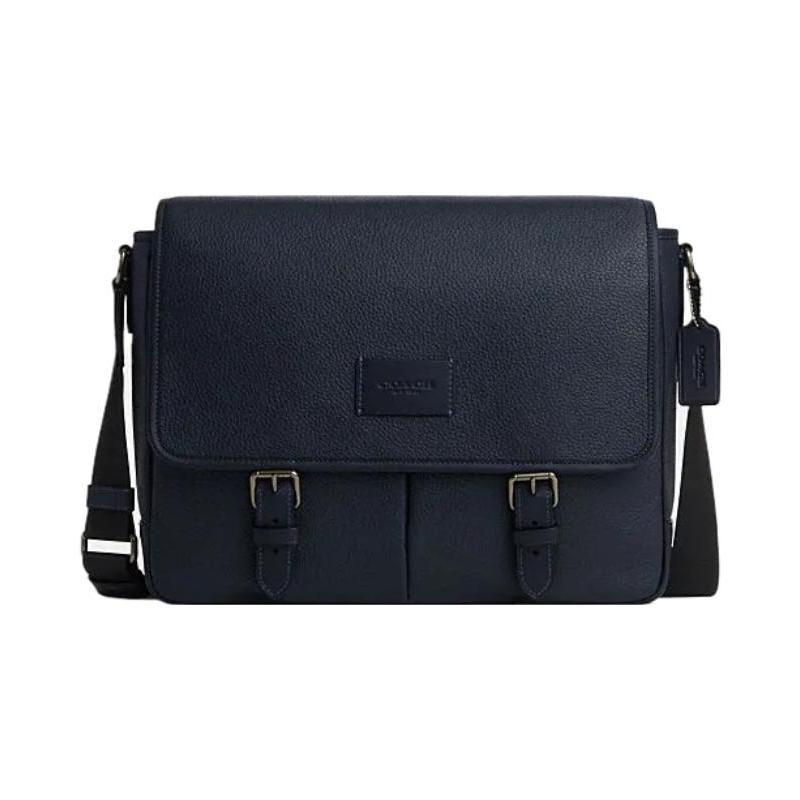COACH Sprint 33 Solid Logo Plate Flap Closure Calf Leather Crossbody Bag Large Men s Navy синій
COACH Sprint 33 Solid Logo Plate Flap Closure Calf Leather Crossbody Bag Large Men s Navy синій