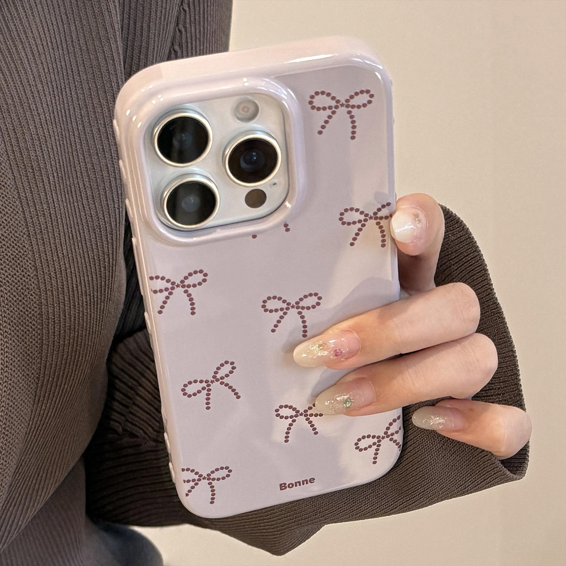 Ins Style Gray Purple Bow for Apple 17pro Max Mobile Phone Case for IPhone15For14 Gilt Stand 16 Soft 12/12pro
Ins Style Gray Purple Bow for Apple 17pro Max Mobile Phone Case for IPhone15For14 Gilt Stand 16 Soft 12/12pro