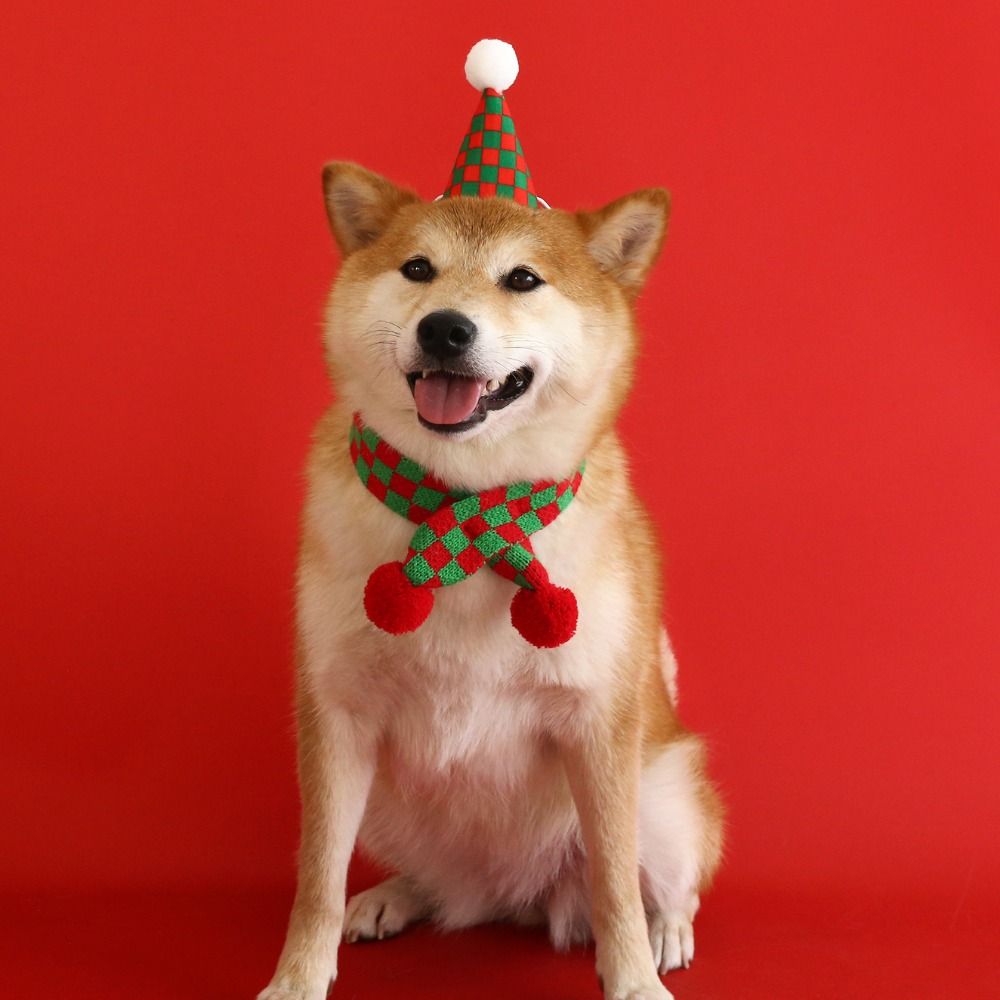Hand-woven Dog Christmas Bib Xmas Hat Adjustable Pet Knitted Snowflake Scarf For Puppy Dog Cats
Hand-woven Dog Christmas Bib Xmas Hat Adjustable Pet Knitted Snowflake Scarf For Puppy Dog Cats