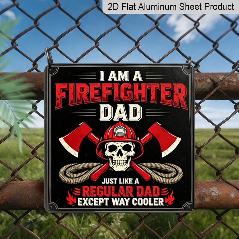 2D Flat, 1pc, Vintage Metal Aluminum Decorative Sign, I Am A Firefighter Dad, Retro Wall Art, Home Decor for Porch, Entryway, Game Room, Living Room 20*20cm
2D Flat, 1pc, Vintage Metal Aluminum Decorative Sign, I Am A Firefighter Dad, Retro Wall Art, Home Decor for Porch, Entryway, Game Room, Living Room 20*20cm