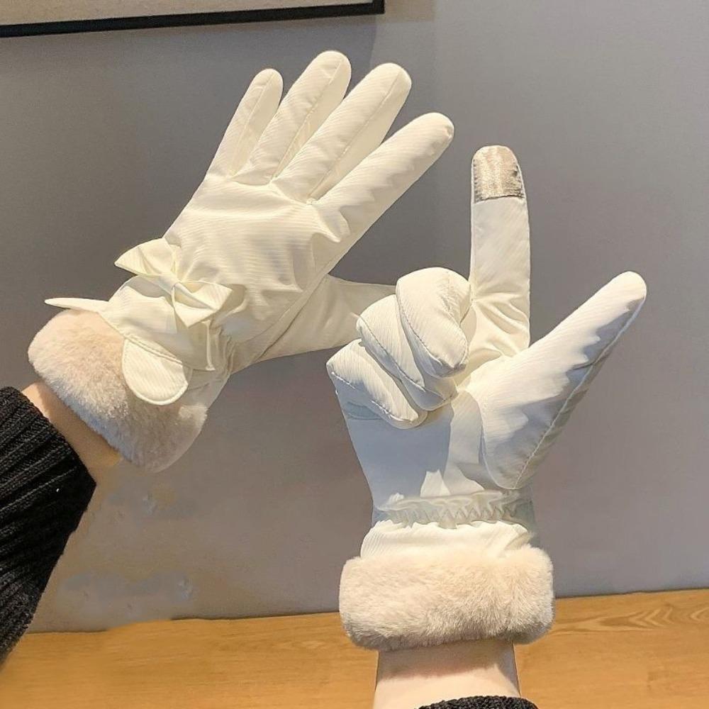 Bow Anti-cold Mittens Down Cotton Satin Windproof Gloves Plush Thickened Gloves Kids чёрный
Bow Anti-cold Mittens Down Cotton Satin Windproof Gloves Plush Thickened Gloves Kids чёрный