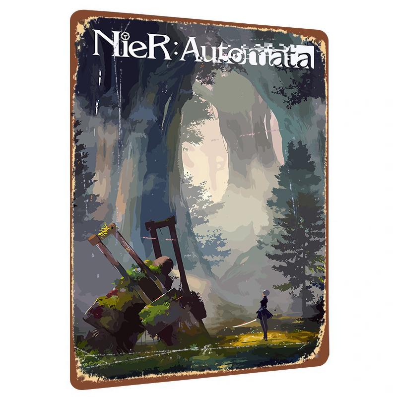 NieR Automata Art Print Forest Ruins Scene Metal Wall Decor for Game Fans Home Decoration 20x30cm(7.8x11.8inch)
NieR Automata Art Print Forest Ruins Scene Metal Wall Decor for Game Fans Home Decoration 20x30cm(7.8x11.8inch)
