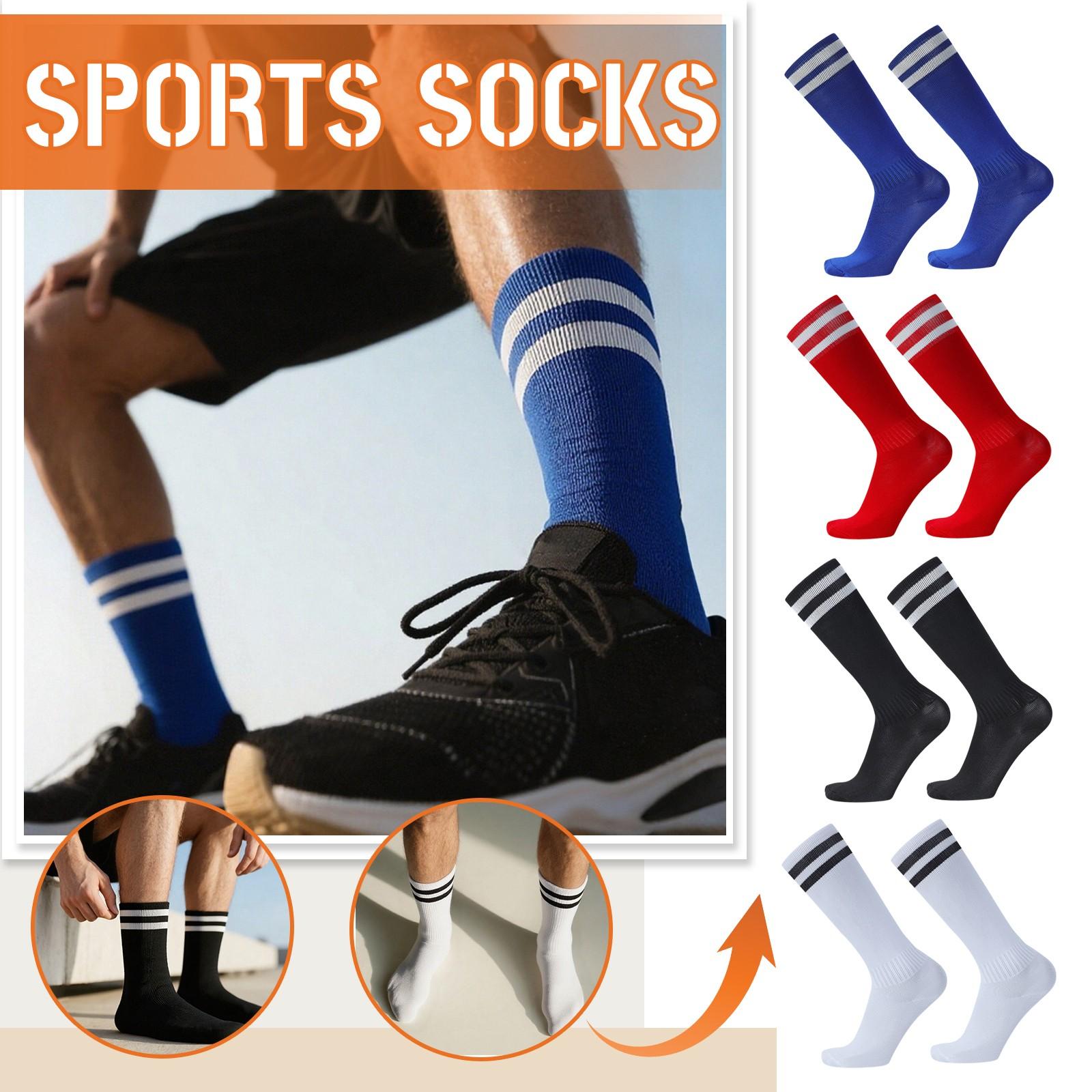 Football Socks For Children Non-slip Long Knee Socks Sweat-absorbent Student Striped Sports Socks One Size чорний
Football Socks For Children Non-slip Long Knee Socks Sweat-absorbent Student Striped Sports Socks One Size чорний