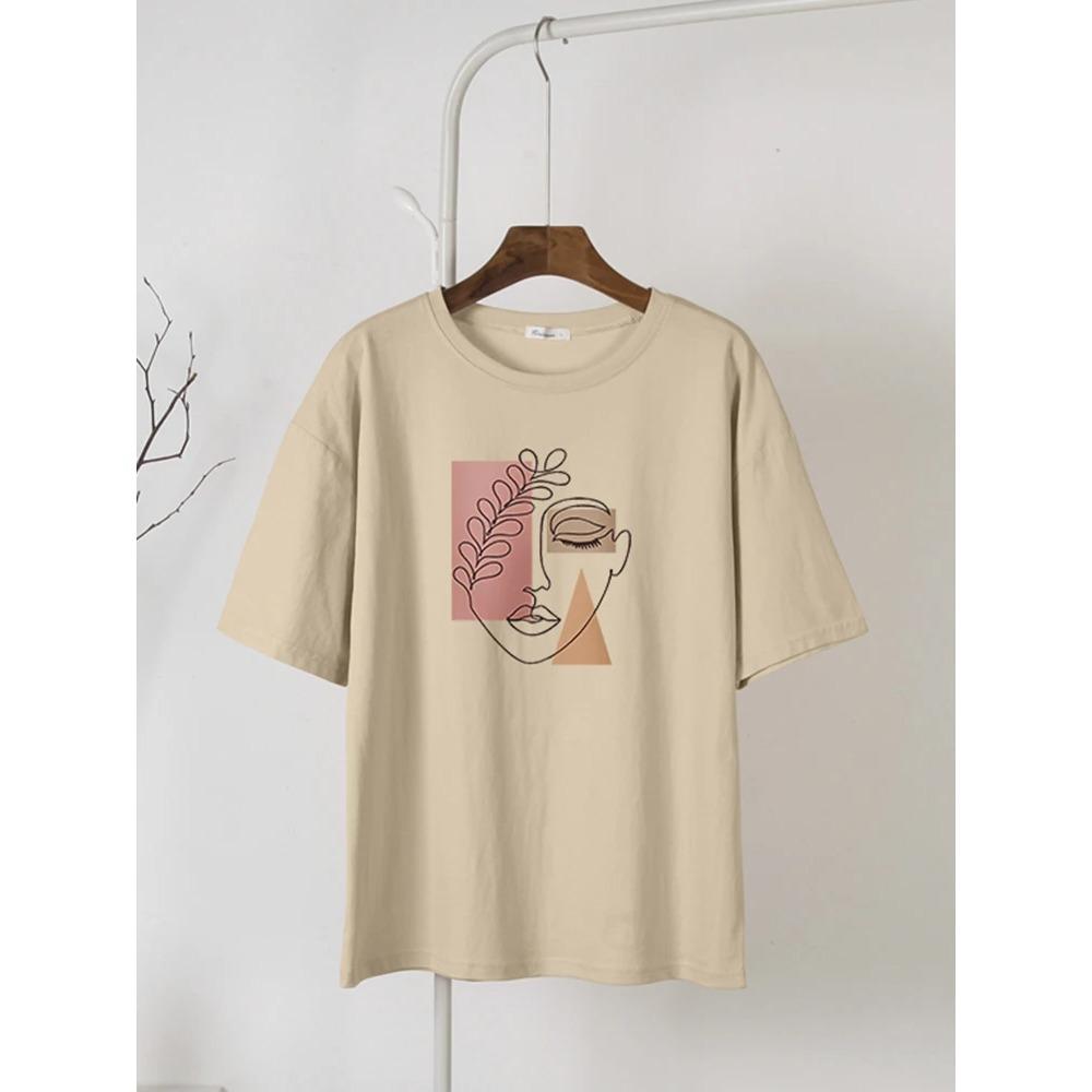 Hirsionsan Aesthetic Character Printed T Shirt Women Vintage Soft Summer Basic Loose Tees Ins Casual Tops 3XL
Hirsionsan Aesthetic Character Printed T Shirt Women Vintage Soft Summer Basic Loose Tees Ins Casual Tops 3XL