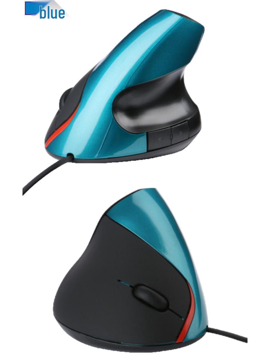 Ergonomic Vertical USB Optical Mouse with Wrist Support - 5-Button Wired Design синій
Ergonomic Vertical USB Optical Mouse with Wrist Support - 5-Button Wired Design синій