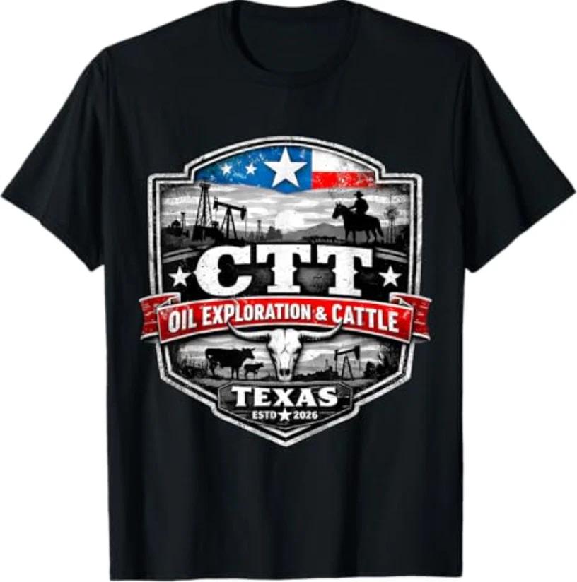 CTT Oil Exploration Cattle Badge MTEX Landman Series T-Shirt 4XL
CTT Oil Exploration Cattle Badge MTEX Landman Series T-Shirt 4XL