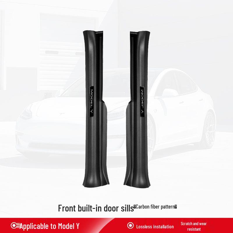 Tesla Model 3/Y Rear Door Sill & Under-Seat Carbon Fiber Protector
Tesla Model 3/Y Rear Door Sill & Under-Seat Carbon Fiber Protector