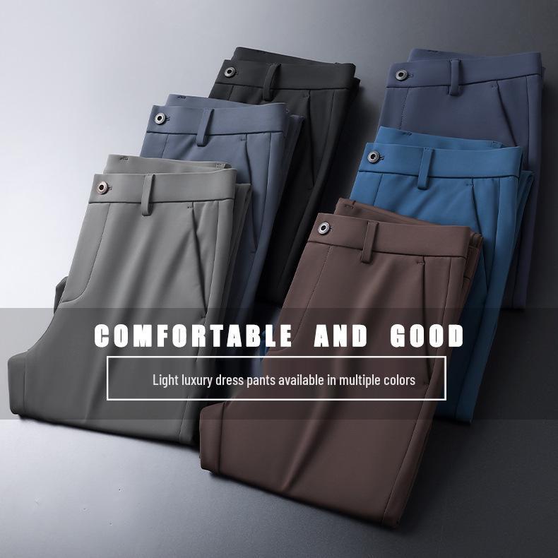 Men s Iron-Free Slim Fit Stretch Suit Pants - Four-Proof, Straight Leg, Spring/Autumn Casual Business Trousers 31 темно-серого
Men s Iron-Free Slim Fit Stretch Suit Pants - Four-Proof, Straight Leg, Spring/Autumn Casual Business Trousers 31 темно-серого