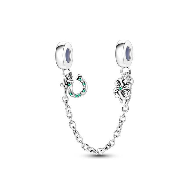 Новая защитная цепочка из стерлингового серебра 925 пробы, подвески, бусины, подходят для нового браслета, фиксирующий зажим, ювелирные изделия в форме сердца для женщин, подарок
Новая защитная цепочка из стерлингового серебра 925 пробы, подвески, бусины, подходят для нового браслета, фиксирующий зажим, ювелирные изделия в форме сердца для женщин, подарок