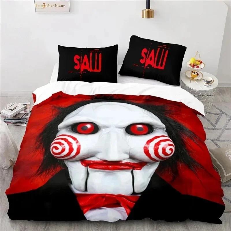 Comforter Horror Saw Movie Bedding Set Boys Girls Twin Queen Size Bed Boys Adult Fashion Home Textileextile Comforter (quilt)-EU Single(135*200cm)3pcs
Comforter Horror Saw Movie Bedding Set Boys Girls Twin Queen Size Bed Boys Adult Fashion Home Textileextile Comforter (quilt)-EU Single(135*200cm)3pcs
