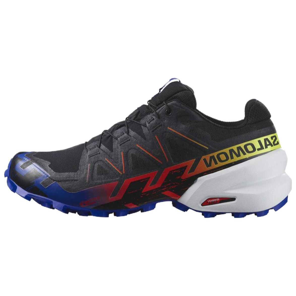 SALOMON Speedcross 6 GORE-TEX Blue Fire мужские кроссовки черные Surf-The-Web Safety-желтые L47202300 37⅓
SALOMON Speedcross 6 GORE-TEX Blue Fire мужские кроссовки черные Surf-The-Web Safety-желтые L47202300 37⅓