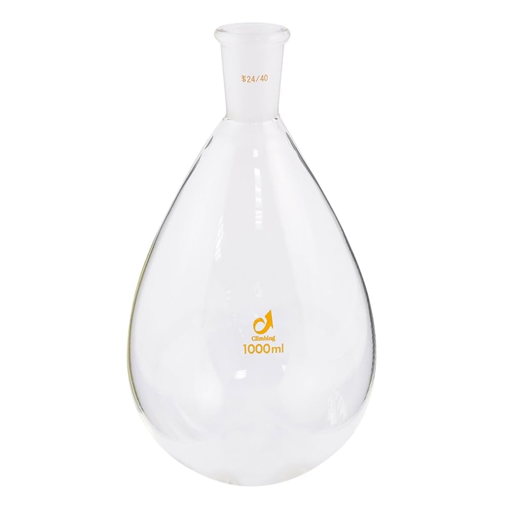 Common Ground Joint Eggplant-Shaped Flask 0090-08-40 1000mL TS24/40 /1-4363-11
Common Ground Joint Eggplant-Shaped Flask 0090-08-40 1000mL TS24/40 /1-4363-11