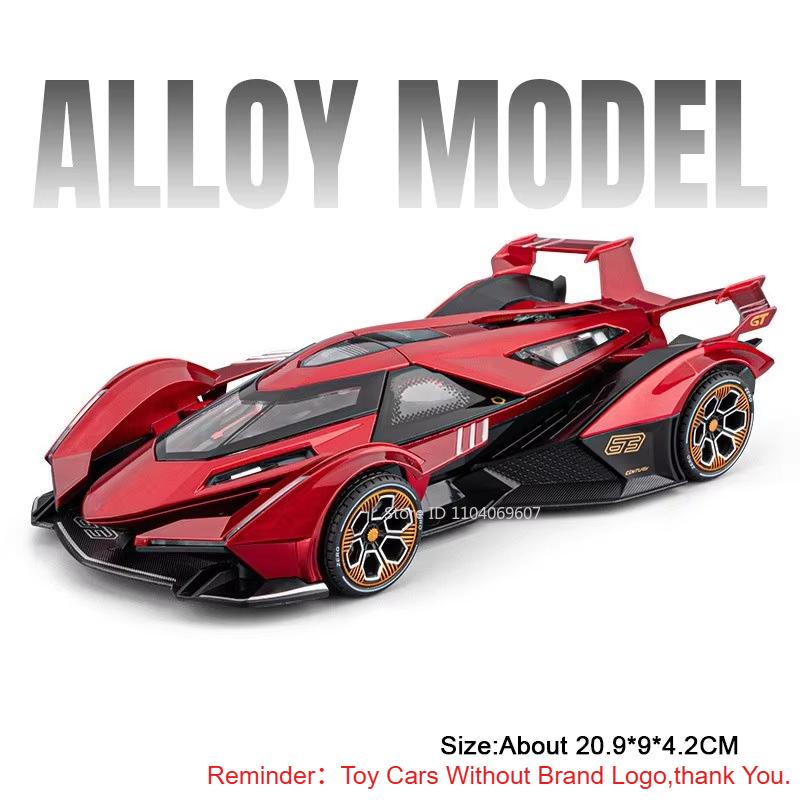 1:24 Scale V12 SVJ63 Super Car Model Toy Doors Opened Metal Diecast Sound Light Miniature Models Children s Educational Toys
1:24 Scale V12 SVJ63 Super Car Model Toy Doors Opened Metal Diecast Sound Light Miniature Models Children s Educational Toys
