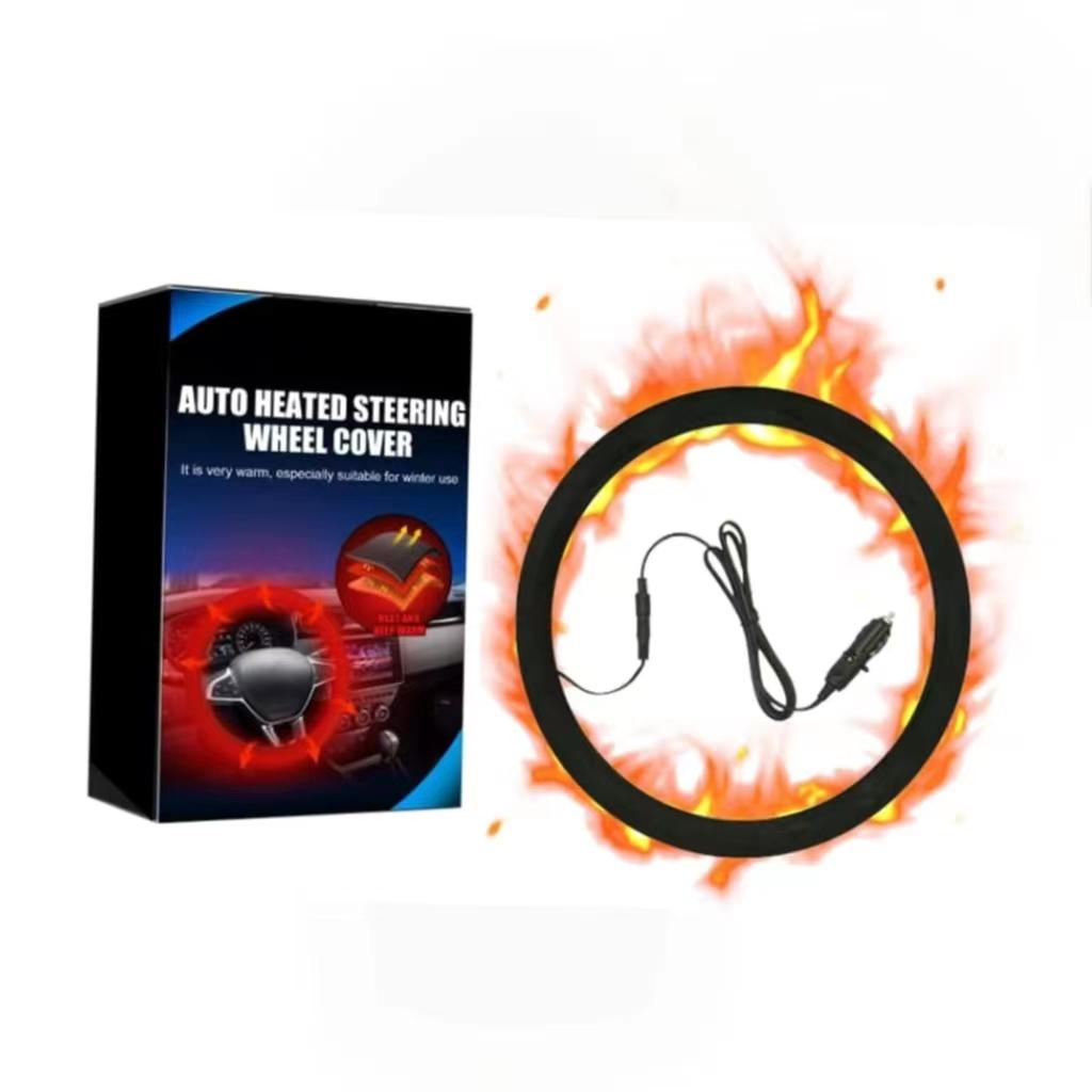 New Winter Car Steering Wheel Cover Electric Heating Steering Wheel Warm Protector Handle Sleeve Cover Anti-Skid 38cm Accessory чорний
New Winter Car Steering Wheel Cover Electric Heating Steering Wheel Warm Protector Handle Sleeve Cover Anti-Skid 38cm Accessory чорний