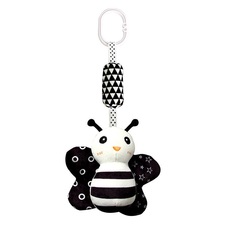 Black & White Animal Baby Mobile Rattle Toy: Soothing Plush for Stroller (Ages 0-3)
Black & White Animal Baby Mobile Rattle Toy: Soothing Plush for Stroller (Ages 0-3)