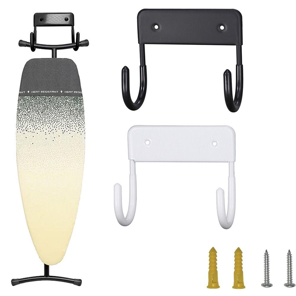 Wall-Mounted Ironing Board Hanger Space Saving Steam Iron Holder Practical Wall Rack Over Door
Wall-Mounted Ironing Board Hanger Space Saving Steam Iron Holder Practical Wall Rack Over Door
