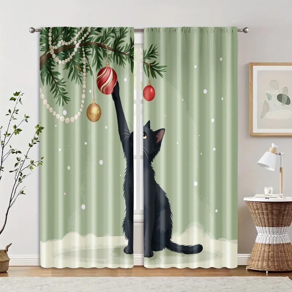 2 шт., фильтрующие шторы (исключая удилища, неподвижный, без батареек) Черный кот для использования в спальнях и гостиных 29x65in(75x166cm)
2 шт., фильтрующие шторы (исключая удилища, неподвижный, без батареек) Черный кот для использования в спальнях и гостиных 29x65in(75x166cm)