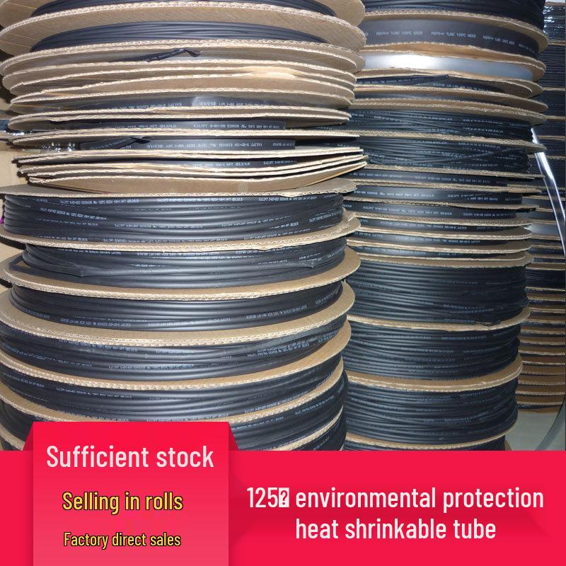 Black Heat Shrink Tube 125℃ - Insulation Sleeve with 2x Expansion for Electrician Wire Protection, Environmentally Friendly Φ9.0/100m 1 Roll
Black Heat Shrink Tube 125℃ - Insulation Sleeve with 2x Expansion for Electrician Wire Protection, Environmentally Friendly Φ9.0/100m 1 Roll
