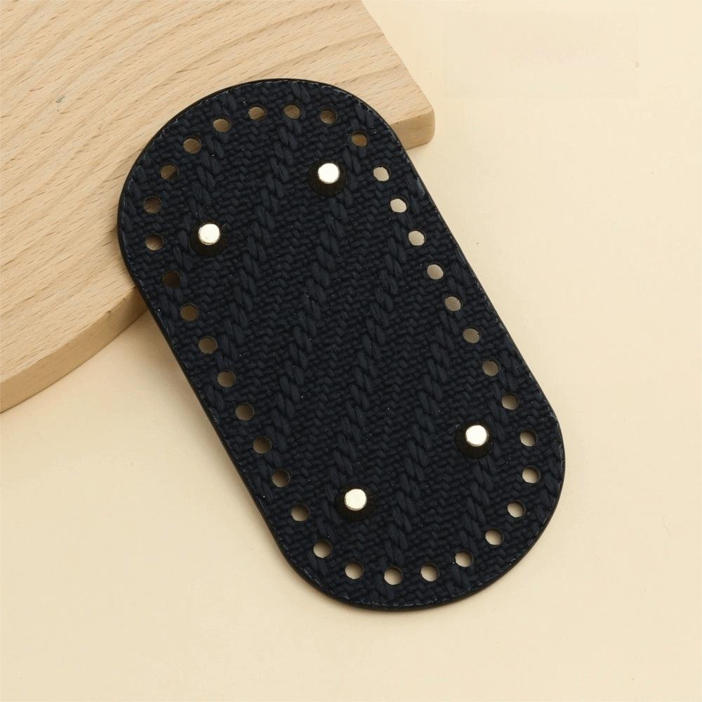 DIY PU Leather Crochet Bag Bottom Oval Wear-Resistant Knitted Bag Base Making Bags Purse with Holes Handmade Bottom for Women чорний
DIY PU Leather Crochet Bag Bottom Oval Wear-Resistant Knitted Bag Base Making Bags Purse with Holes Handmade Bottom for Women чорний