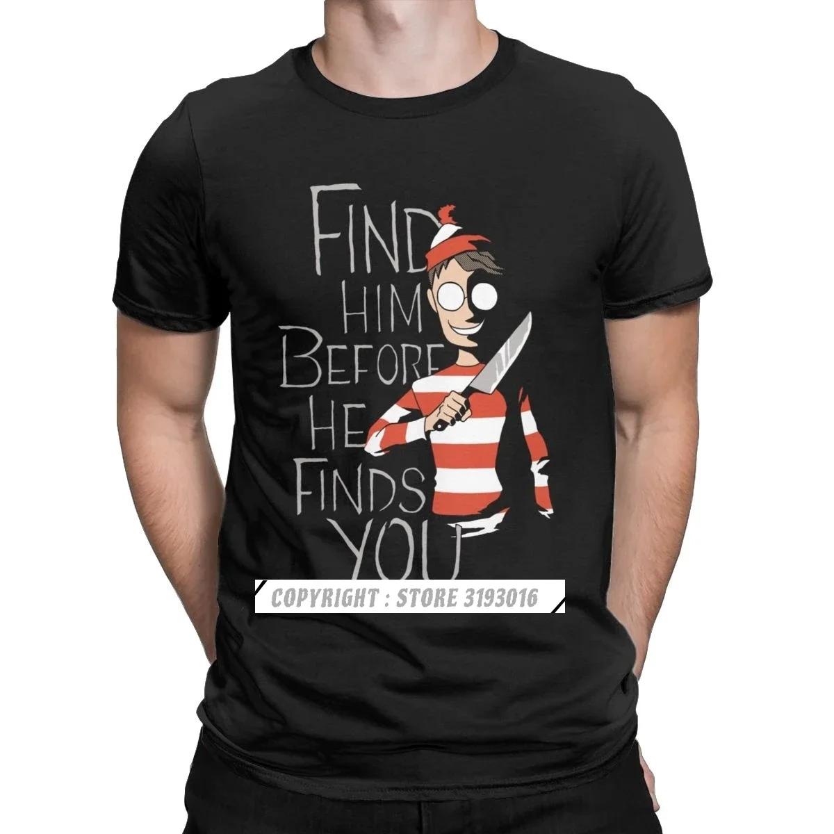 Men T Shirts Hiding In The Dark Waldo Cotton Tees Wheres Wally Parody 90s Comic Stripes Wanted T Shirts Big Size XXXXXL чорний
Men T Shirts Hiding In The Dark Waldo Cotton Tees Wheres Wally Parody 90s Comic Stripes Wanted T Shirts Big Size XXXXXL чорний
