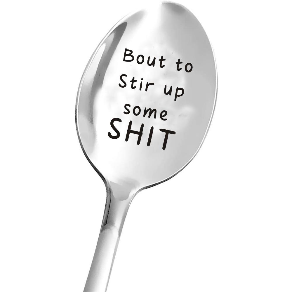 Funny Stainless Steel Spoon Ready to Stir Up Some Dog Dookie , Laser EngravedGiftforMomGrandmaGrandpa, 7.1 Inch Kitchen Utensil коричневый
Funny Stainless Steel Spoon Ready to Stir Up Some Dog Dookie , Laser EngravedGiftforMomGrandmaGrandpa, 7.1 Inch Kitchen Utensil коричневый