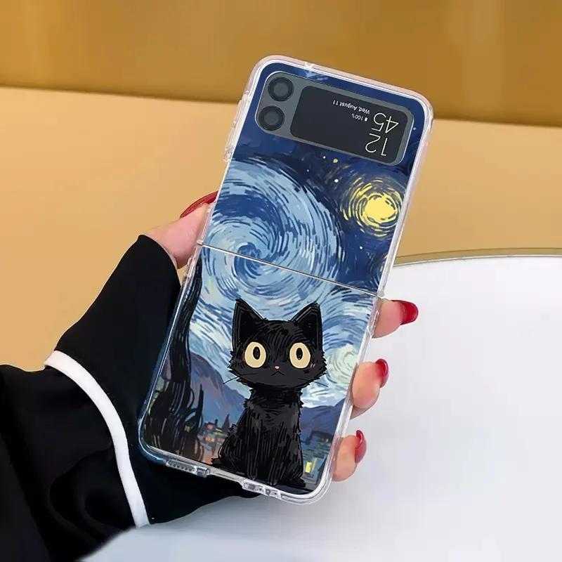 Художественный черный кот Звездная ночь чехол для Samsung Galaxy Z Flip6 ZFlip 5 5G Прозрачный жесткий чехол для Samsung ZFlip 4 Z Flip 3 Fundas For Galaxy ZFlip 6
Художественный черный кот Звездная ночь чехол для Samsung Galaxy Z Flip6 ZFlip 5 5G Прозрачный жесткий чехол для Samsung ZFlip 4 Z Flip 3 Fundas For Galaxy ZFlip 6