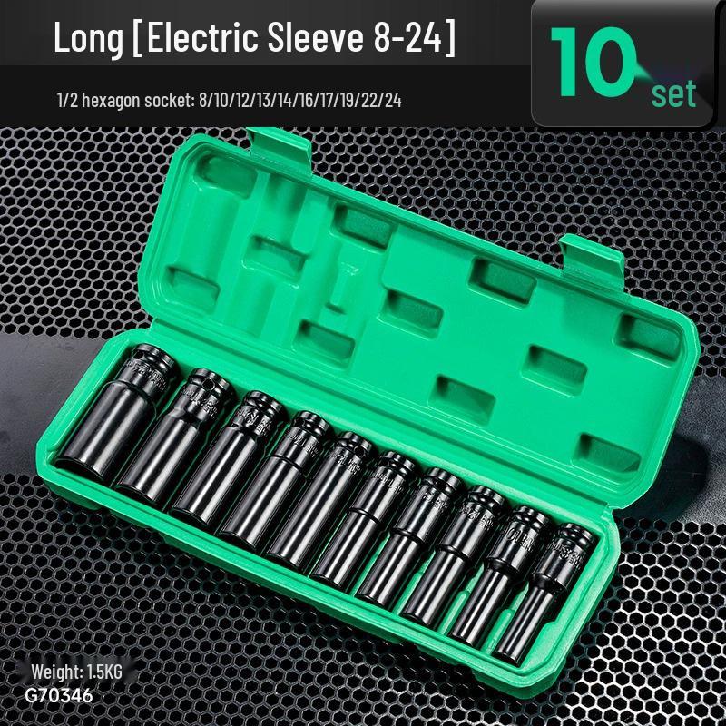 8-32mm Hex Combination Electric Impact Wrench & Socket Set for Auto and Machine Repair
8-32mm Hex Combination Electric Impact Wrench & Socket Set for Auto and Machine Repair