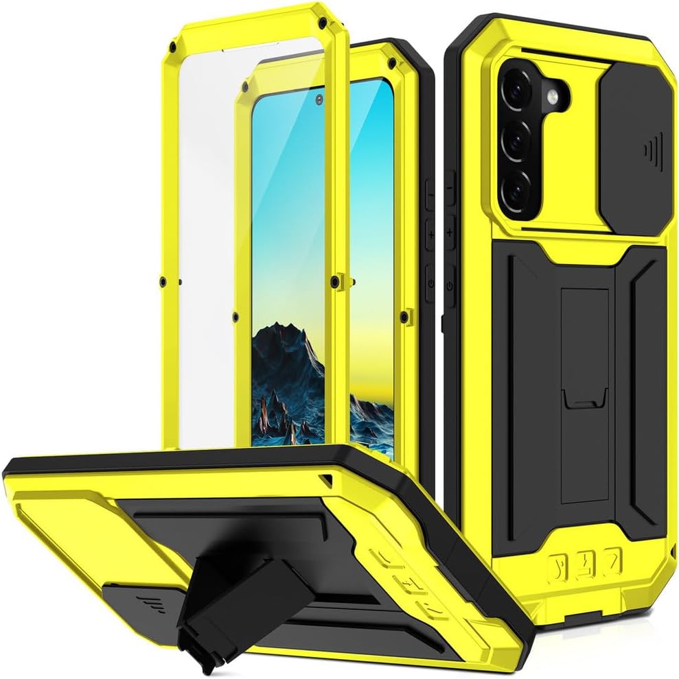 Rugged Aluminum Metal Shockproof Phone Case for Samsung S22 S23 S24 S25 Ultra S22 S23 S24 S25 Plus Military Heavy Duty Screen Lens Protection Hard For Samsung Galaxy S25 Ultra
Rugged Aluminum Metal Shockproof Phone Case for Samsung S22 S23 S24 S25 Ultra S22 S23 S24 S25 Plus Military Heavy Duty Screen Lens Protection Hard For Samsung Galaxy S25 Ultra