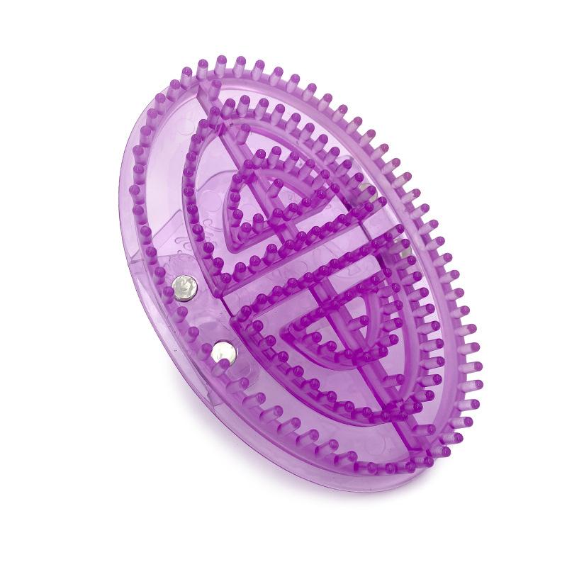 Acupressure Massage Brush Oval Shape with Raised Nodes for Scalp and Body Stimulation Durable Plastic Material Suitable for Home Use One Size
Acupressure Massage Brush Oval Shape with Raised Nodes for Scalp and Body Stimulation Durable Plastic Material Suitable for Home Use One Size