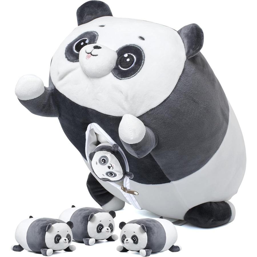PixieCrush Panda featuring Puppies Plush Toy Collection - Super Gentle Plush Fabric - Comes With Mommy Panda featuring 4 Removable Puppies - Black United States
PixieCrush Panda featuring Puppies Plush Toy Collection - Super Gentle Plush Fabric - Comes With Mommy Panda featuring 4 Removable Puppies - Black United States