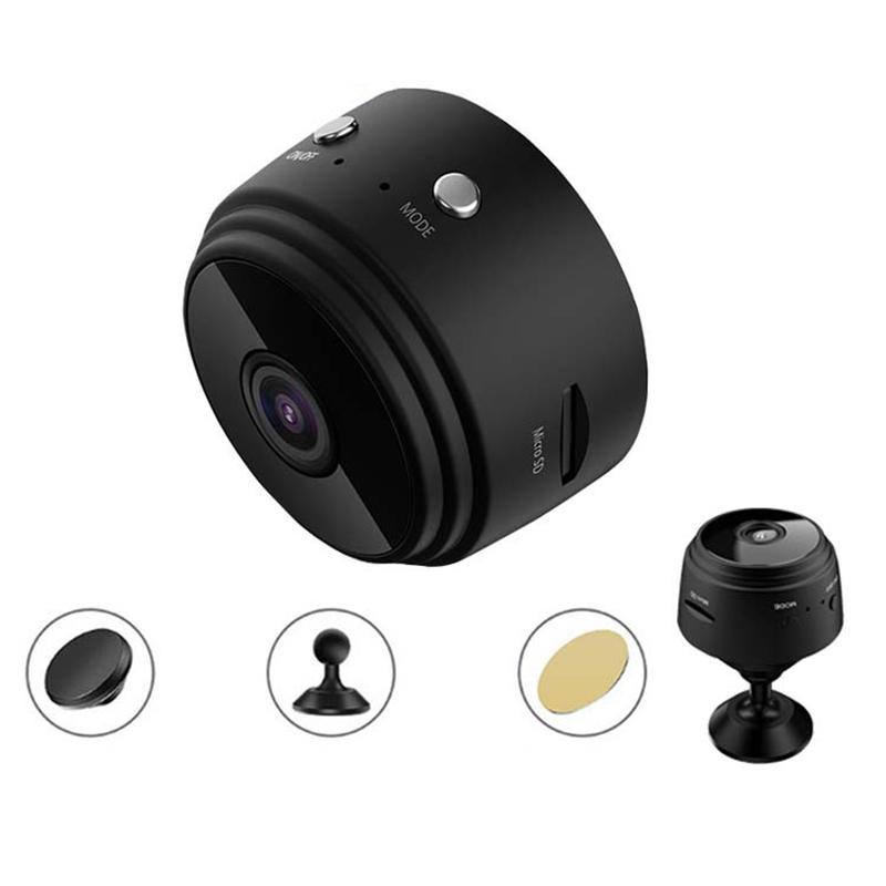 Екшн-камера з нічним баченням, детектором руху HD, бездротові камери дистанційного моніторингу. Чорно-синя коробка
Екшн-камера з нічним баченням, детектором руху HD, бездротові камери дистанційного моніторингу. Чорно-синя коробка