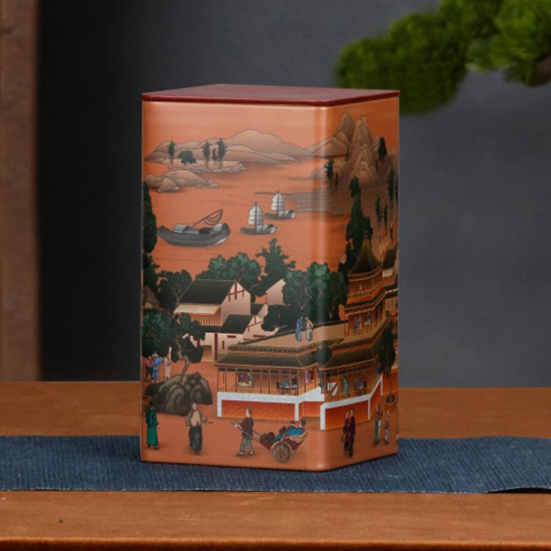 Креативная квадратная банка для чая, жестяная банка для хранения, китайская банка для сладостей с крышкой, коробка для хранения, украшение для гостиной, украшение для дома
Креативная квадратная банка для чая, жестяная банка для хранения, китайская банка для сладостей с крышкой, коробка для хранения, украшение для гостиной, украшение для дома