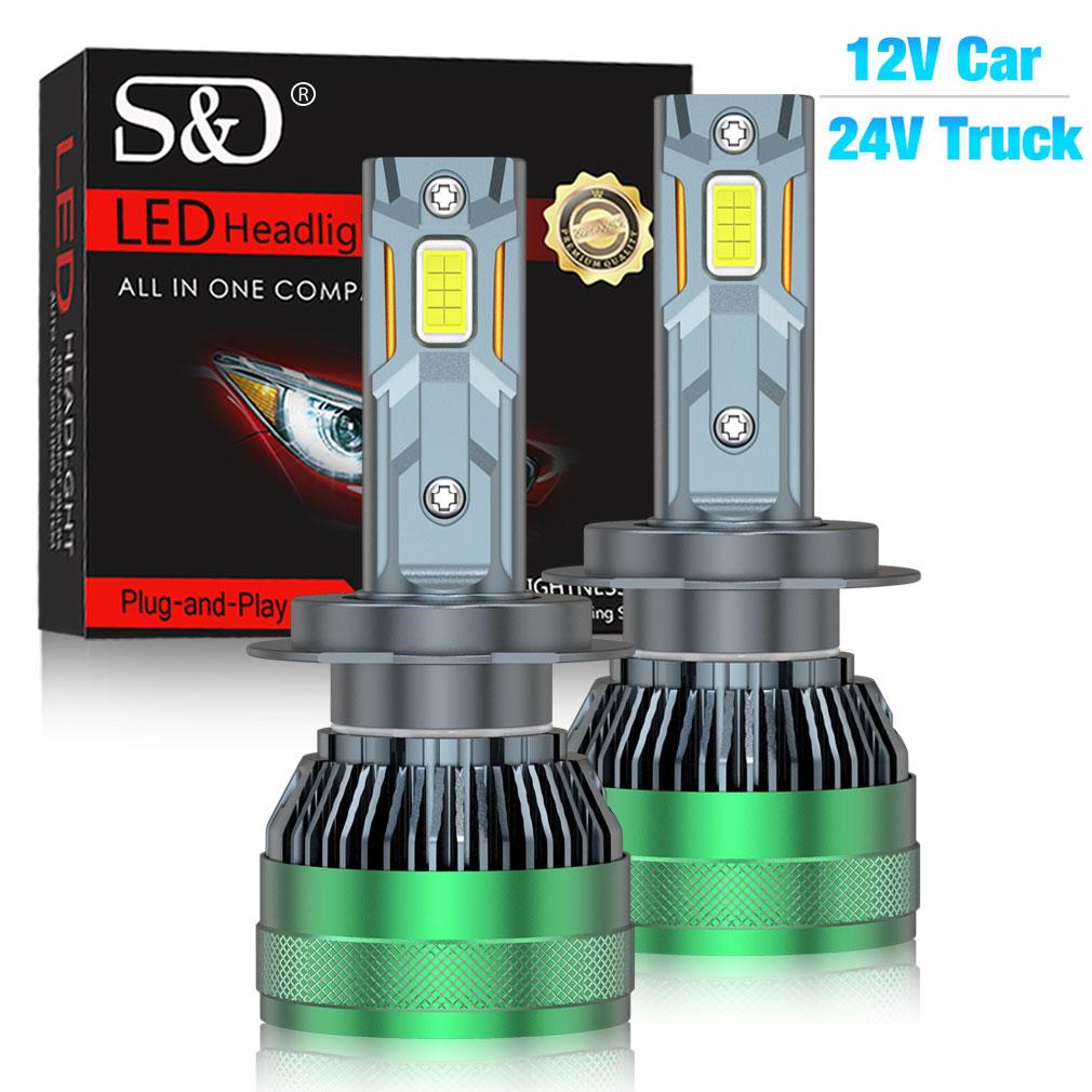 2Pcs H7 H11 Світлодіодні лампи для фар 110W 40000LM High Power Canbus H1 H3 H8 9005 HB3 9006 HB4 CSP Led High Low Beam Lamp 6000K 12V Light Light 24V Truck H7
2Pcs H7 H11 Світлодіодні лампи для фар 110W 40000LM High Power Canbus H1 H3 H8 9005 HB3 9006 HB4 CSP Led High Low Beam Lamp 6000K 12V Light Light 24V Truck H7