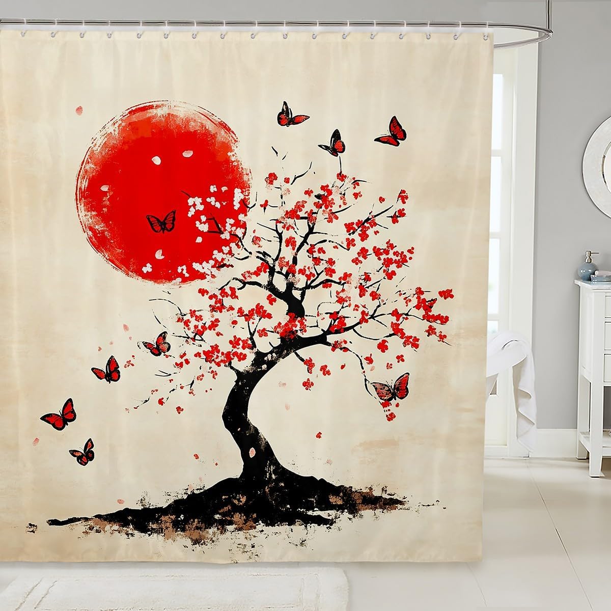 Japanese Style Shower Curtain For Bathroom Decor Boys Girls Fuji Mountain Printed Bath Curtain Japanese Ukiyoe Theme Bathroom W60H190(CM)-1 Pcs
Japanese Style Shower Curtain For Bathroom Decor Boys Girls Fuji Mountain Printed Bath Curtain Japanese Ukiyoe Theme Bathroom W60H190(CM)-1 Pcs