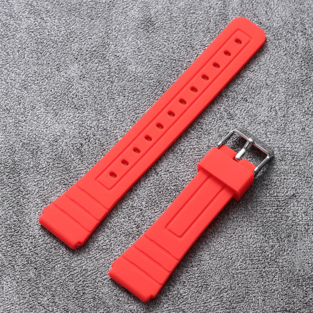 18 мм м який силіконовий ремінець для Casio F-91W F84 W800H SGW400 F105/108 A158/159/168AE1200/1300 Водонепроникні гумові спортивні ремінці для годинника 18mm
18 мм м який силіконовий ремінець для Casio F-91W F84 W800H SGW400 F105/108 A158/159/168AE1200/1300 Водонепроникні гумові спортивні ремінці для годинника 18mm