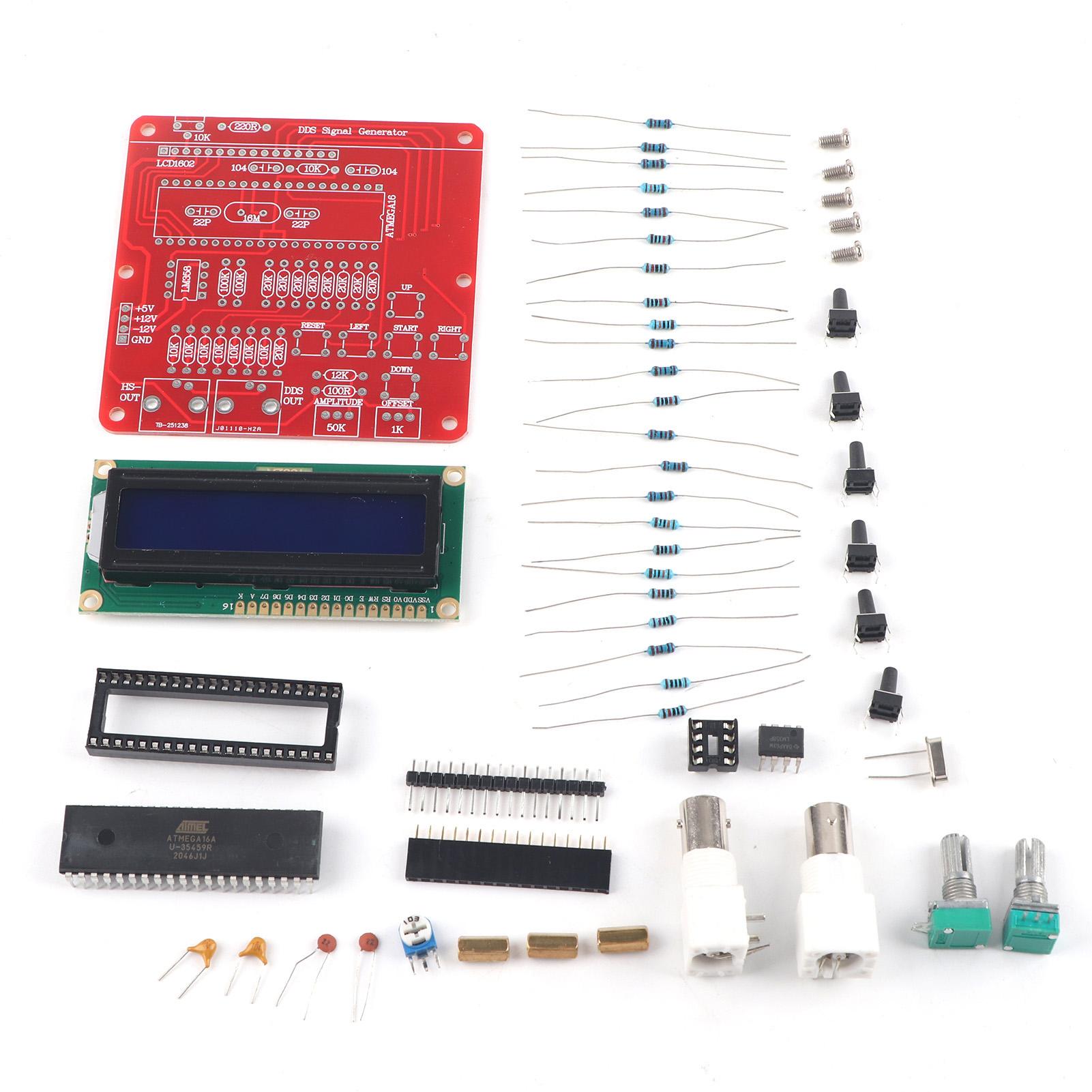 Функція DDS Модуль генератора сигналів DIY Kit Імпульсний синусоїдальний трикутний генератор частоти DIY
Функція DDS Модуль генератора сигналів DIY Kit Імпульсний синусоїдальний трикутний генератор частоти DIY