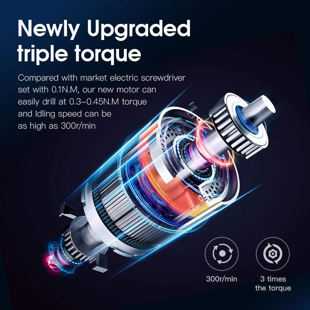 KING sdun KS-882047 3.7V Multifunctional 35 In 1 Electric Screwdriver Set with LED Light Repair Power Tool Black
KING sdun KS-882047 3.7V Multifunctional 35 In 1 Electric Screwdriver Set with LED Light Repair Power Tool Black
