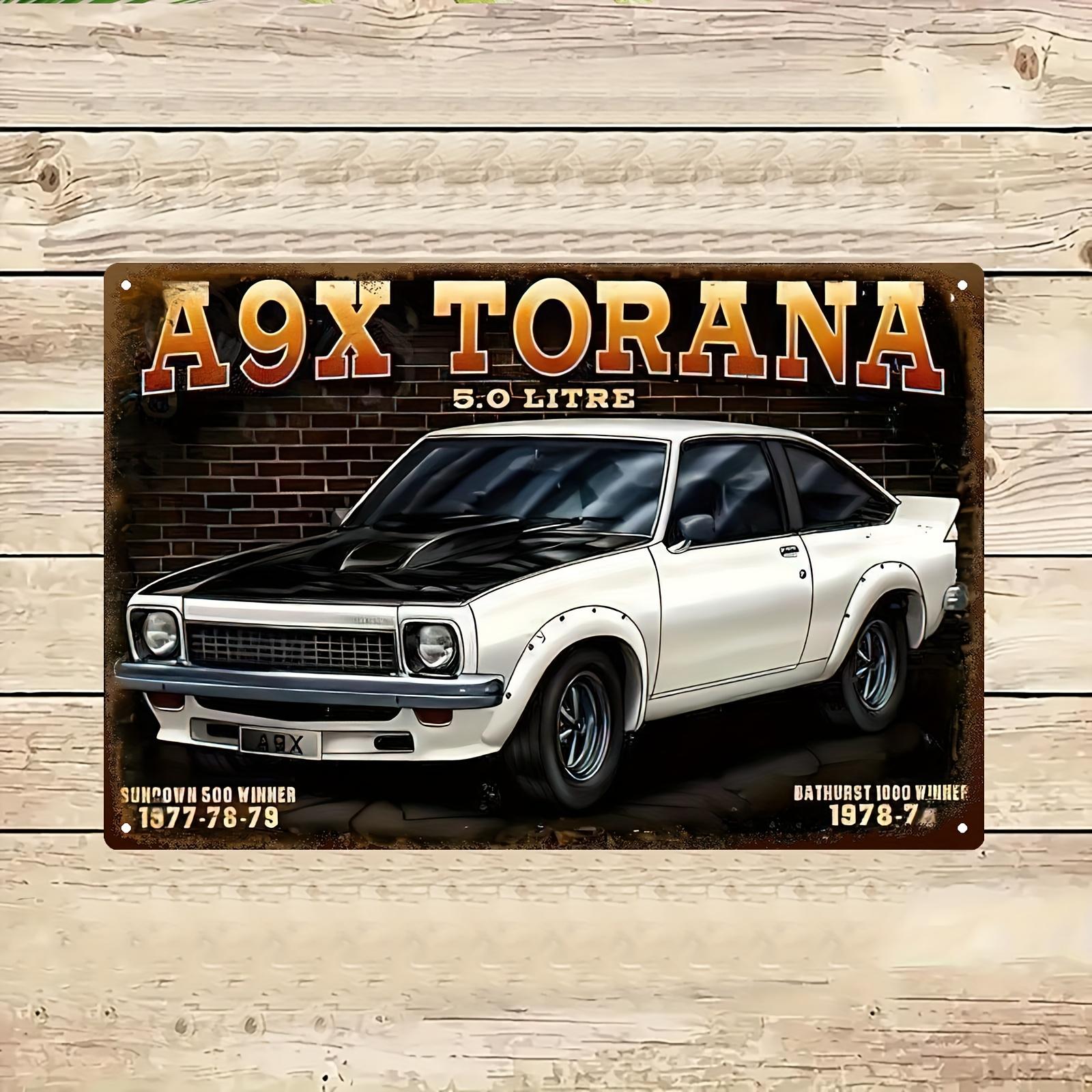 Vintage 19771979 A9X Torana 1321gal Iron Wall Plaque Bathurst 1000 Sunbury 500 Car Replica Rustic Metal Sign for Home Of aluminum 20x30cm
Vintage 19771979 A9X Torana 1321gal Iron Wall Plaque Bathurst 1000 Sunbury 500 Car Replica Rustic Metal Sign for Home Of aluminum 20x30cm
