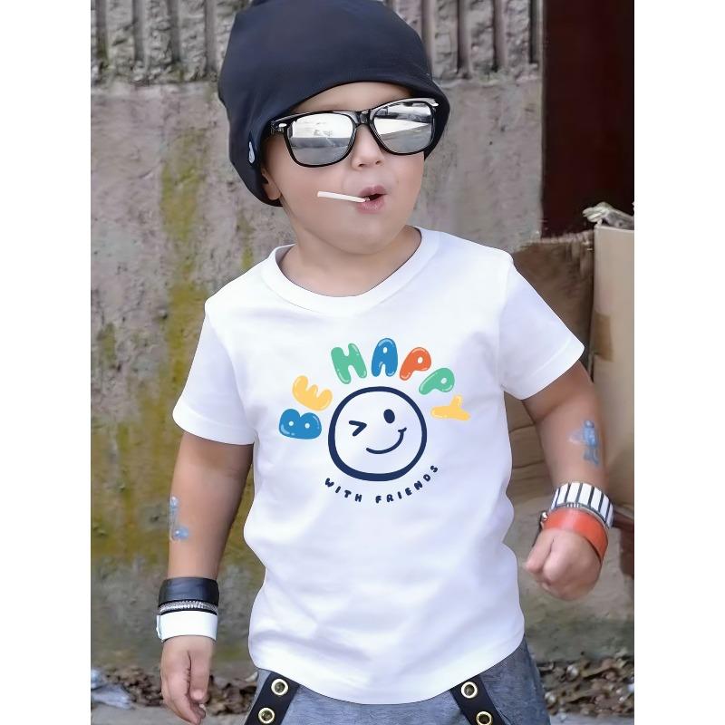 European sizes Happy Friends T-Shirt Kids Graphic T Shirts Boy Limited Edition Summer Machine Washable 98cm белый
European sizes Happy Friends T-Shirt Kids Graphic T Shirts Boy Limited Edition Summer Machine Washable 98cm белый