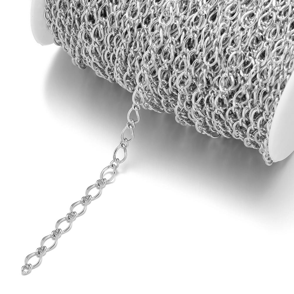 1 Meter NO FADE Stainless Steel 1:1 Gold Textrued Long Oval Link Chain for DIY Necklaces Bracelets Jewelry Making Supplies
1 Meter NO FADE Stainless Steel 1:1 Gold Textrued Long Oval Link Chain for DIY Necklaces Bracelets Jewelry Making Supplies