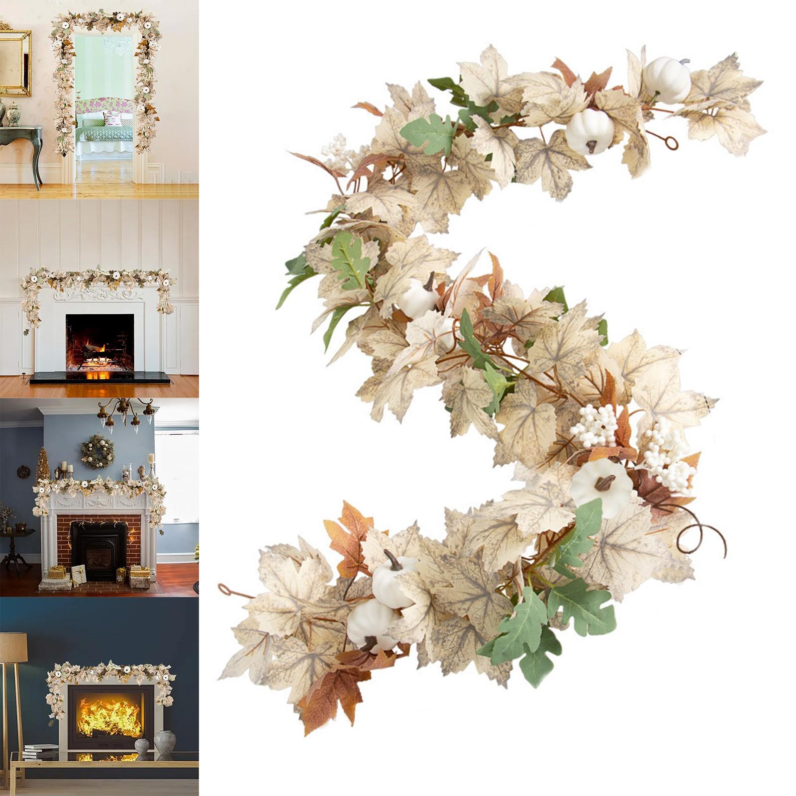 Fall Garland Thanksgiving Maple Leaf Pumpkin Berry Vine Rattan For Halloween Artificial Plants Simulation Hanging Vines Wreath One Size бежевый
Fall Garland Thanksgiving Maple Leaf Pumpkin Berry Vine Rattan For Halloween Artificial Plants Simulation Hanging Vines Wreath One Size бежевый