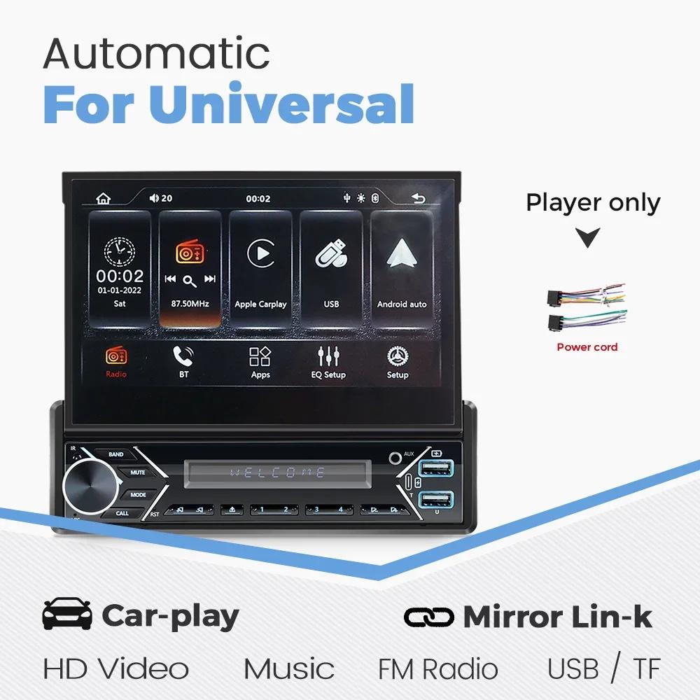 7 Universal GPS Navigation 1 Din Autoradio Android Auto Radio IPS Retractable Screen Multimedia Video Player USB Car Play Audio
7 Universal GPS Navigation 1 Din Autoradio Android Auto Radio IPS Retractable Screen Multimedia Video Player USB Car Play Audio