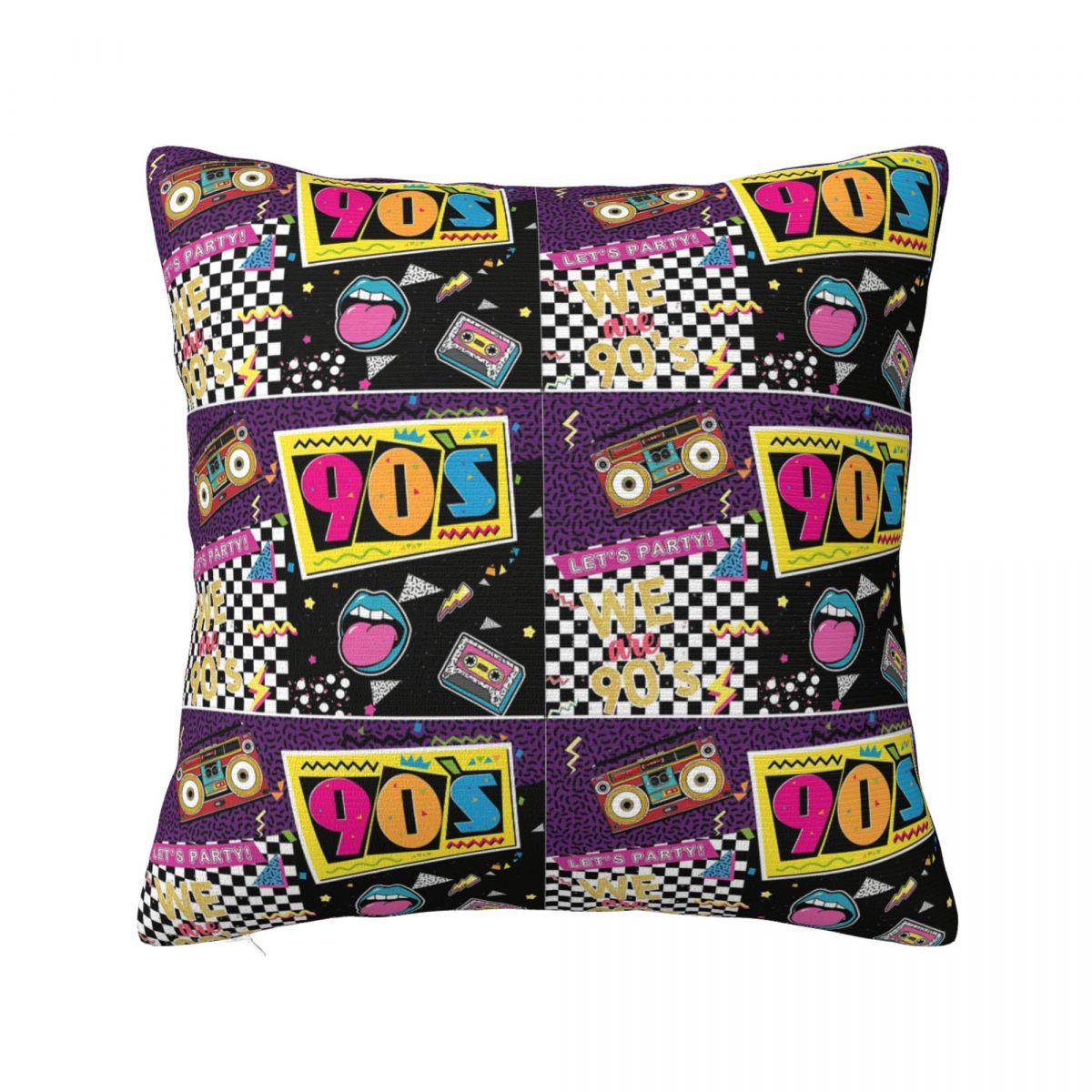 Retro 80 90s Pillowcase Polyester Cushion Cover Decorative Graffiti Music Throw Pillow Case Cover Home Wholesale 18 30x30cm 12x12in
Retro 80 90s Pillowcase Polyester Cushion Cover Decorative Graffiti Music Throw Pillow Case Cover Home Wholesale 18 30x30cm 12x12in