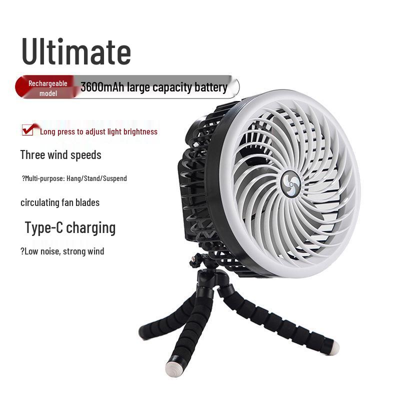 Portable Wall-Mounted Multi-Functional Mini USB Ceiling Fan for Camping and Desktop Use - Silent and Outdoor-Friendly. 3600mAh чёрный
Portable Wall-Mounted Multi-Functional Mini USB Ceiling Fan for Camping and Desktop Use - Silent and Outdoor-Friendly. 3600mAh чёрный