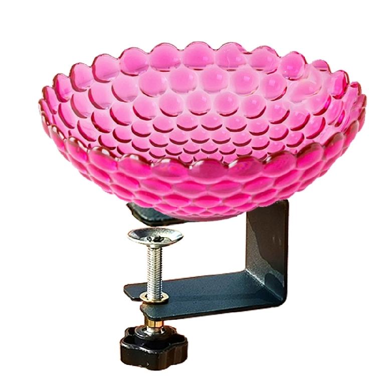 Small Bird Bath Weather Resistant Miniature Bird Bath for Garden Wildlife Plastomer Metal Frame for Backyard рожевий червоний колір
Small Bird Bath Weather Resistant Miniature Bird Bath for Garden Wildlife Plastomer Metal Frame for Backyard рожевий червоний колір