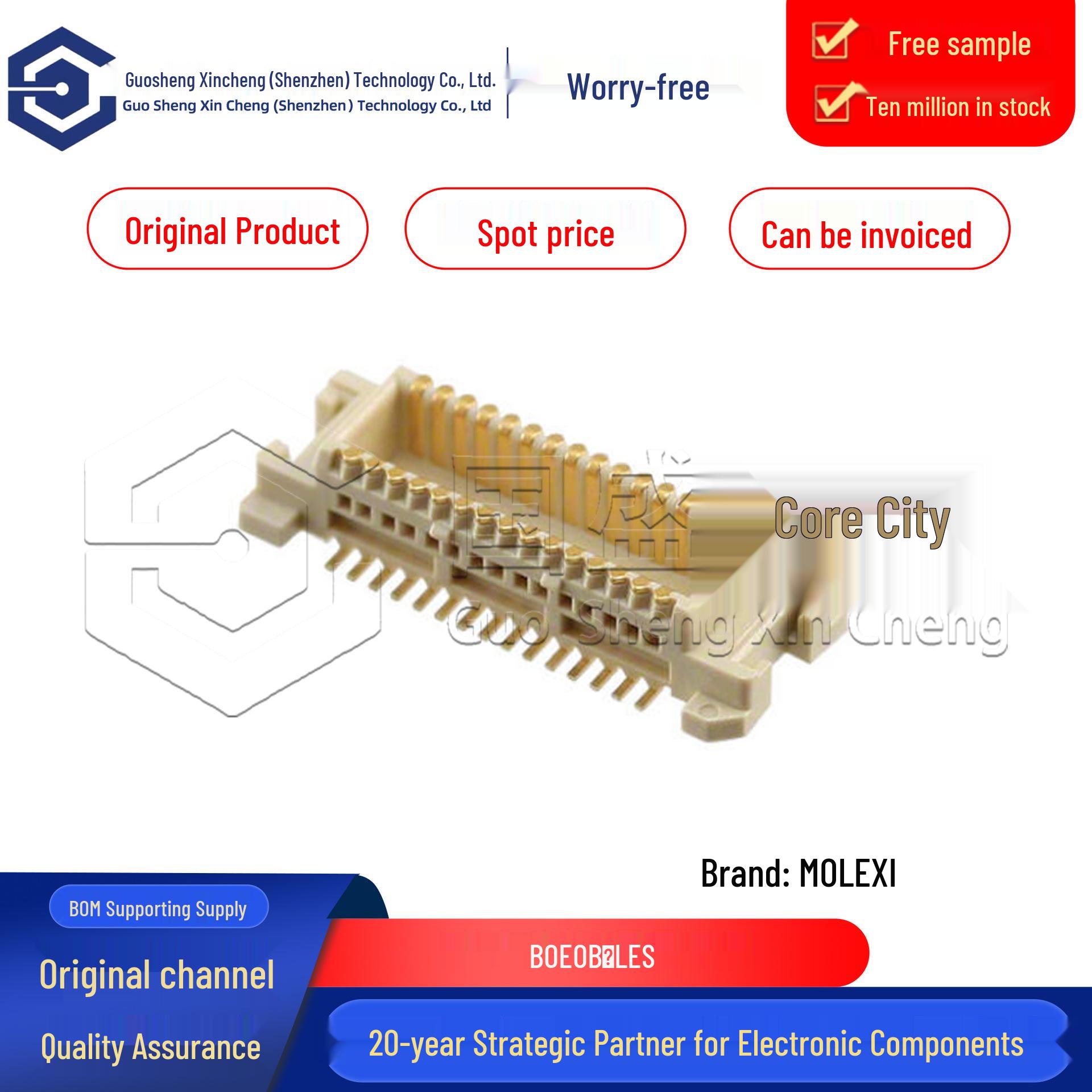 Genuine Board-to-Board Connector 30P 537480308
Genuine Board-to-Board Connector 30P 537480308