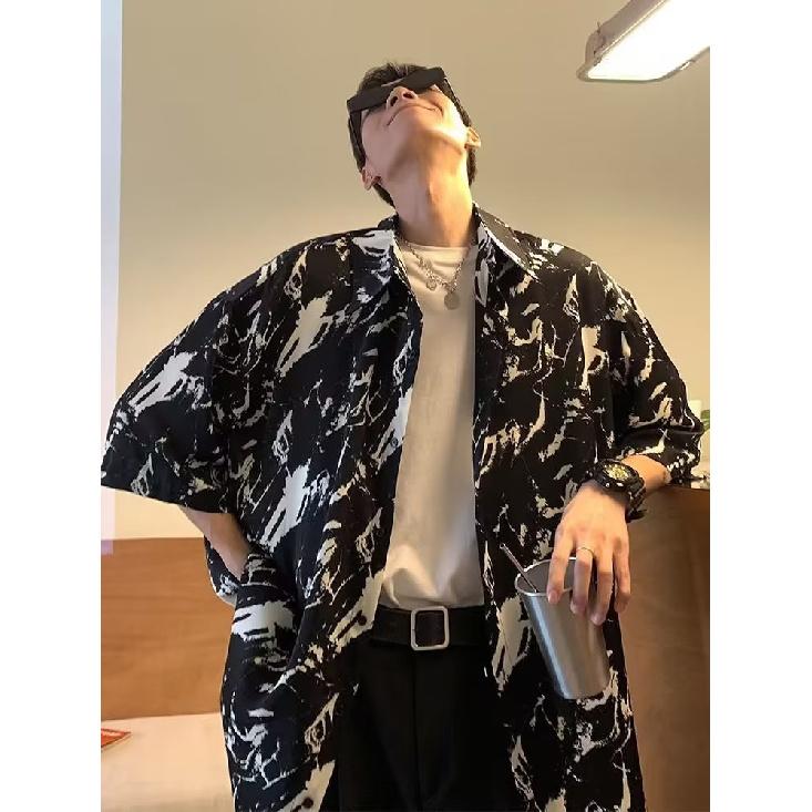 Летняя тонкая подростковая рубашка с короткими рукавами сверху, мужская повседневная рубашка в гонконгском стиле, модная корейская версия крутой куртки 3XL чёрный
Летняя тонкая подростковая рубашка с короткими рукавами сверху, мужская повседневная рубашка в гонконгском стиле, модная корейская версия крутой куртки 3XL чёрный
