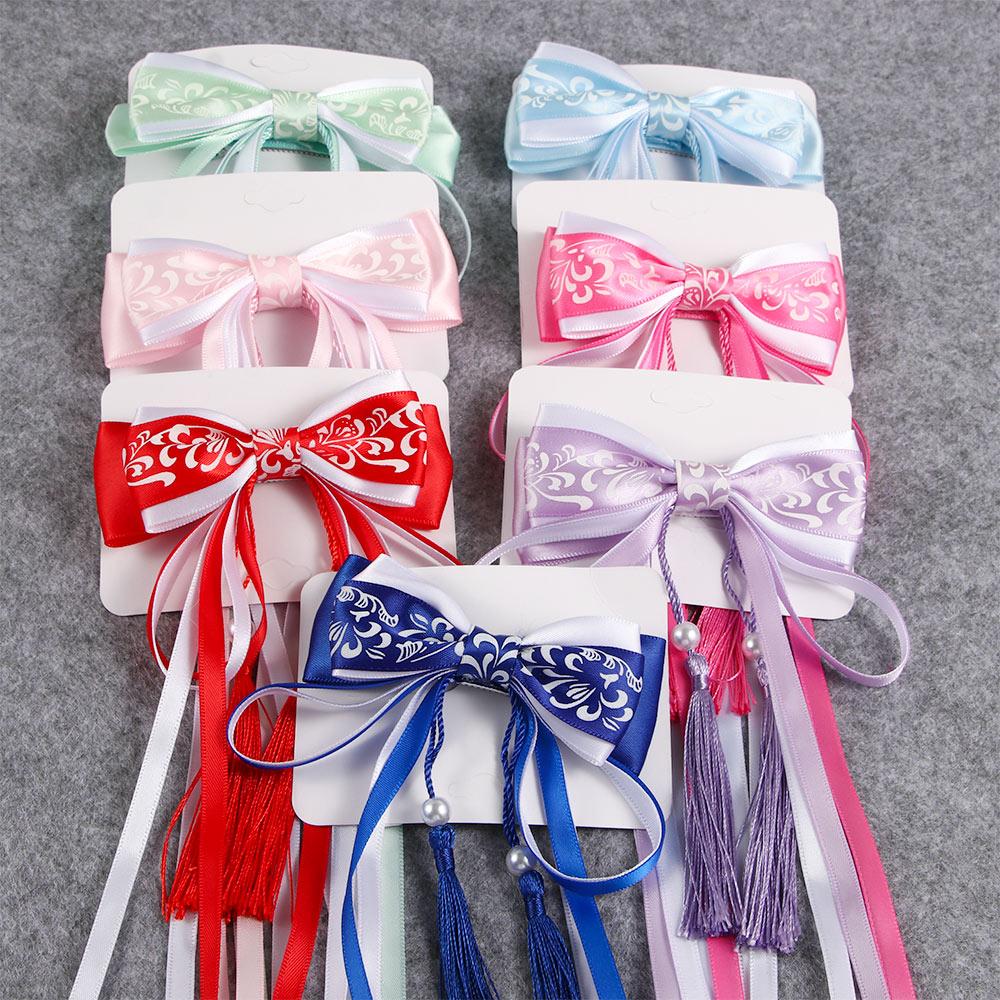 Cosplay Ancient Style Chinese Girl Bow Hairpin Ribbon Tassel Hair Accessories Hanfu Hair Clip рожевий
Cosplay Ancient Style Chinese Girl Bow Hairpin Ribbon Tassel Hair Accessories Hanfu Hair Clip рожевий