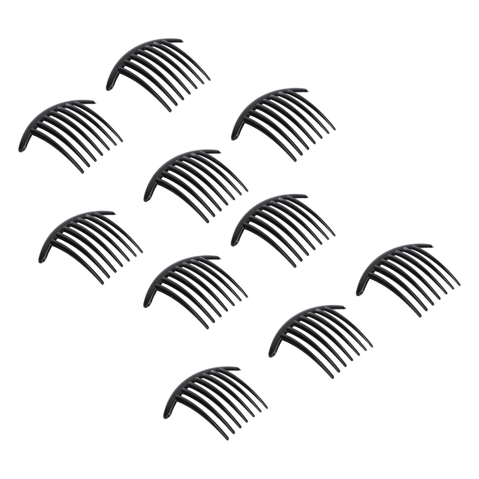 10pcs Hair Fork Clip Prevent Slip Rounded Corner Elegant Plastic Hair Side Comb for Bun Updo
10pcs Hair Fork Clip Prevent Slip Rounded Corner Elegant Plastic Hair Side Comb for Bun Updo