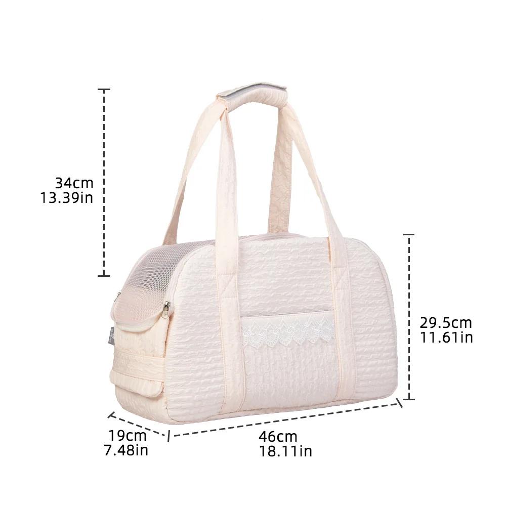 Pink Lace Cat Carrier Pet Backpack Breathable Small Dog Bag Shoulder Handheld Outing Pet Seat Carrier Pack Puppies Breathable 6kg cats or 7kg dogs
Pink Lace Cat Carrier Pet Backpack Breathable Small Dog Bag Shoulder Handheld Outing Pet Seat Carrier Pack Puppies Breathable 6kg cats or 7kg dogs